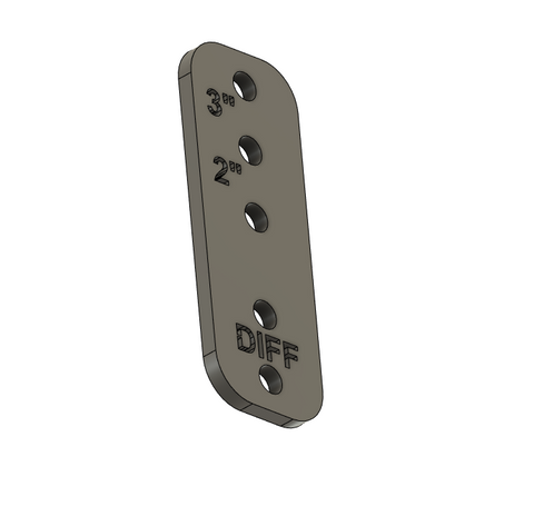2/3" Lift 80/105 Series Rear Proportioning Valve Bracket - Adventure Corp