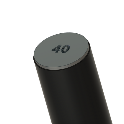 10x 40NB (48mm) Tube End Cap (Mild Steel) - Adventure Corp