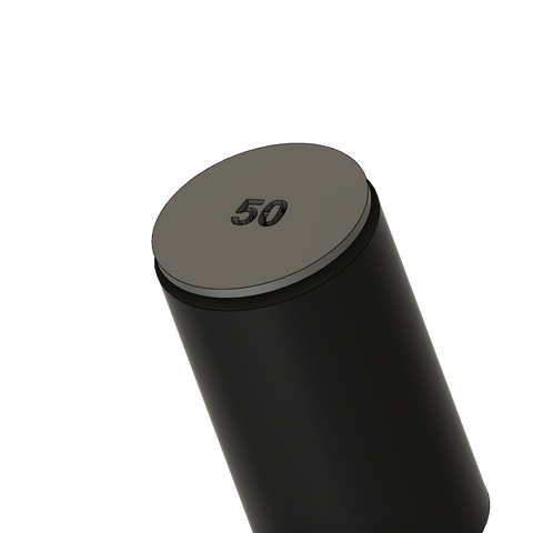 10x 50NB (60mm) Tube End Cap (Mild Steel) - Adventure Corp